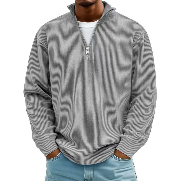 Men's Stylish Sweatshirt with Zipper Mune Fashion