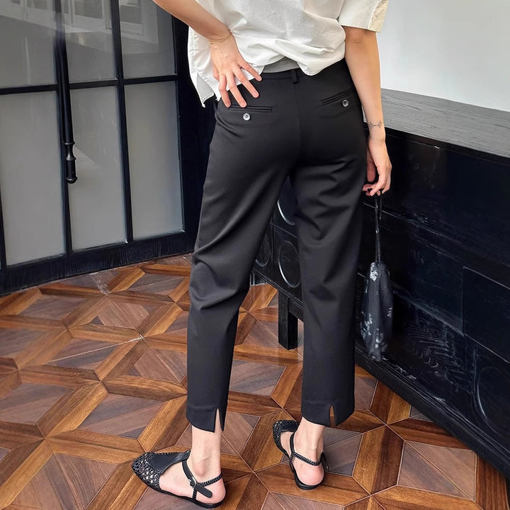 Ladies elegant culotte with fashionable slit Mune Fashion