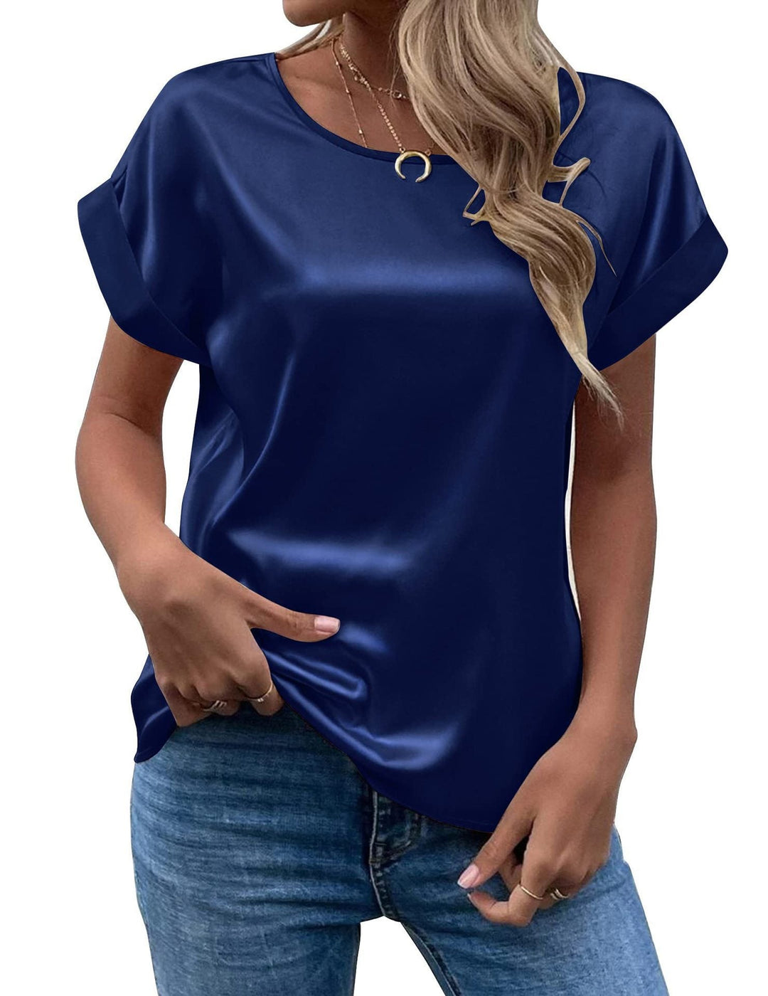 Women Satin Blouse Mune