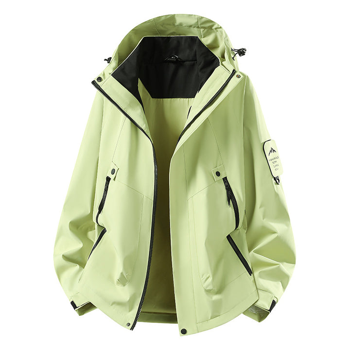 Men's Two-in-One Weather Protection Jacket with Removable Padded Vest and Adjustable Hood Mune Fashion