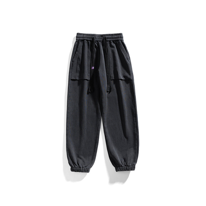Herren Cargo-Jogginghose mit elastischem Bund und aufgesetzten Pattentaschen Mune Fashion
