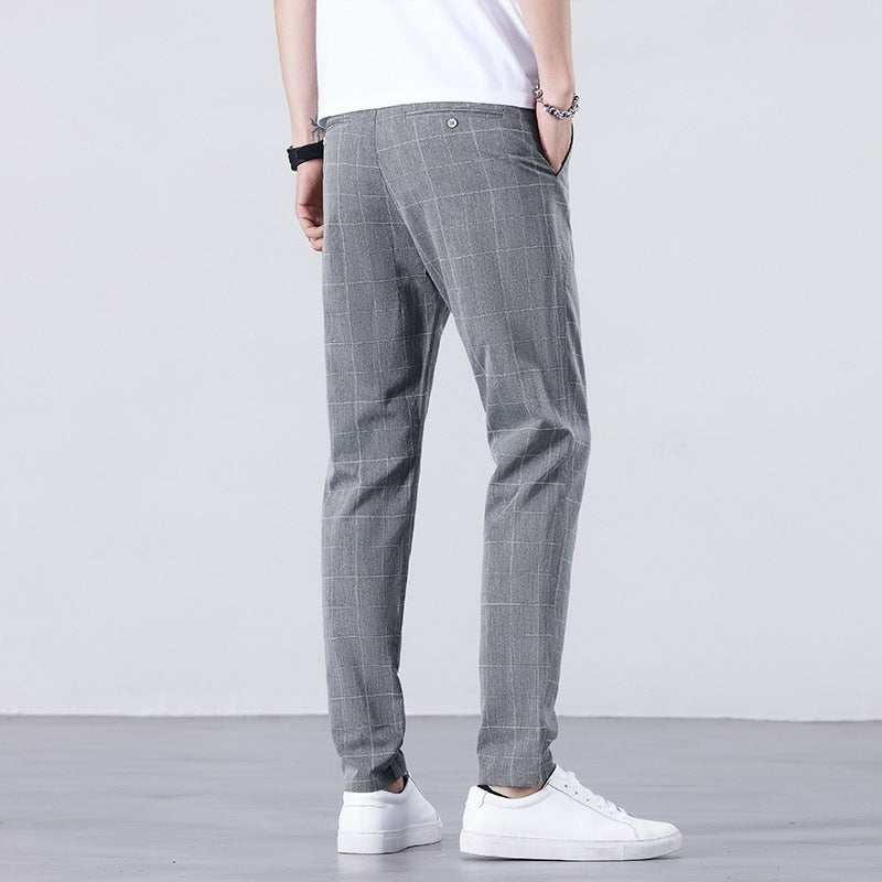 Men's Stylish Checkered Pants Mune Fashion