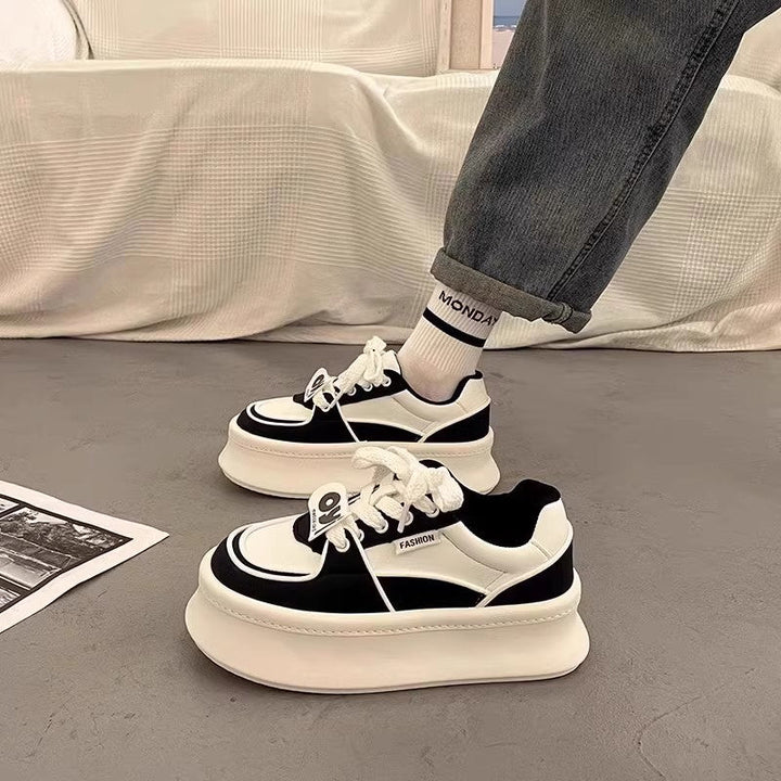 Women's Sporty Platform Sneakers with Trendy Design and Comfortable Cushioning Mune Fashion
