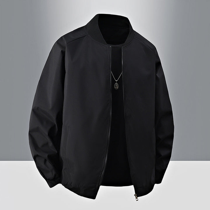 Men's bomber jacket with high collar and practical pockets Mune Fashion