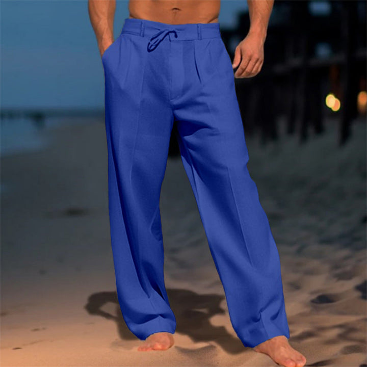 Men's elegant casual pants with a relaxed fit and adjustable waistband Mune Fashion