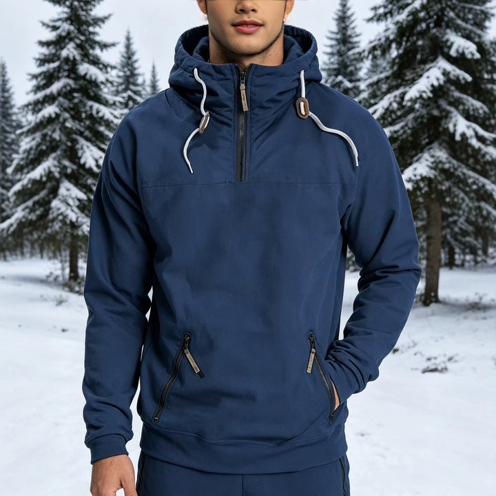 Men's Windproof Hooded Jacket Mune Fashion