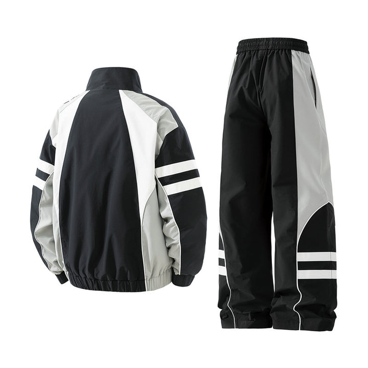 Men's sporty tracksuit with high collar Mune Fashion