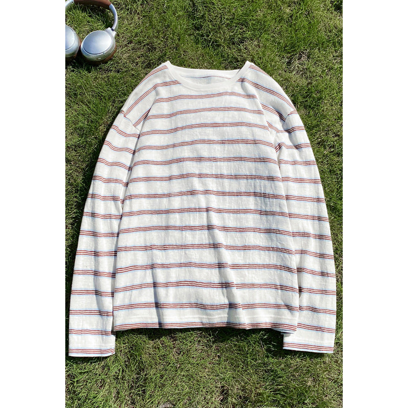 Women Casual Striped Shirt Mune Fashion