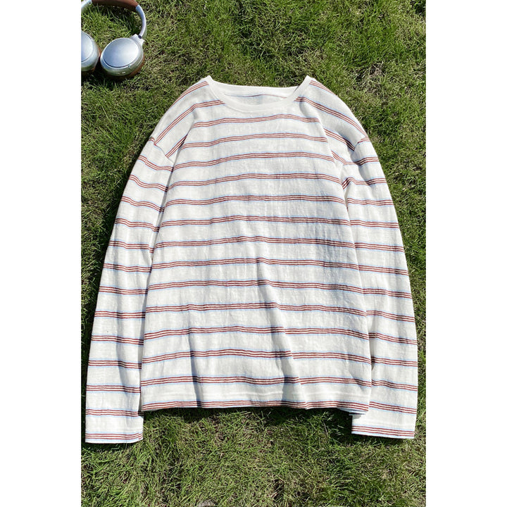 Women Casual Striped Shirt Mune Fashion