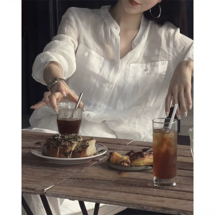 Women Airy Wide Linen Pants Mune Fashion