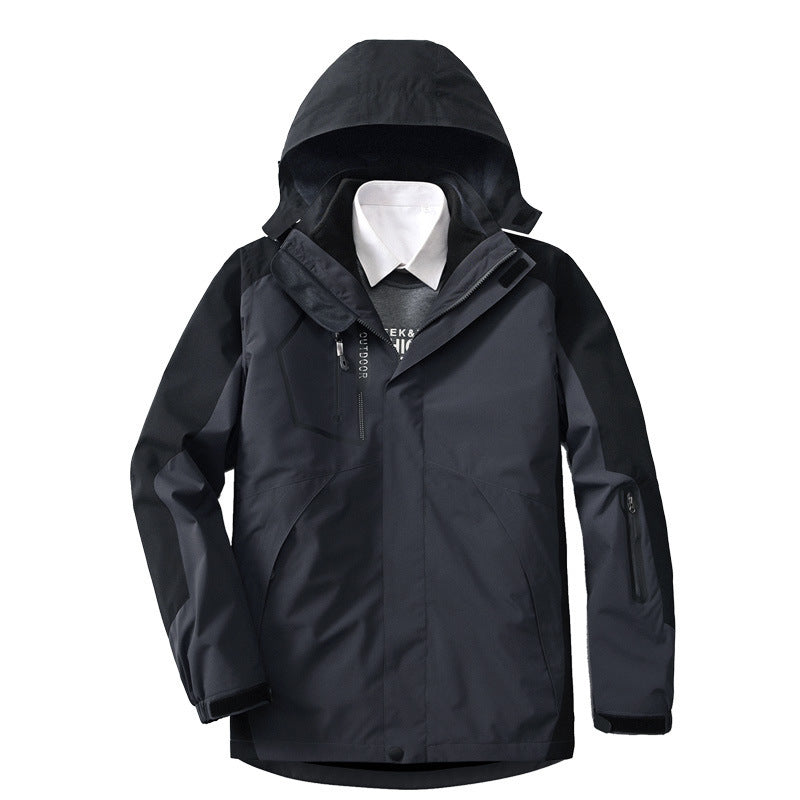 Men's breathable and waterproof softshell outdoor jacket with welded seams and multifunctional pockets Mune Fashion