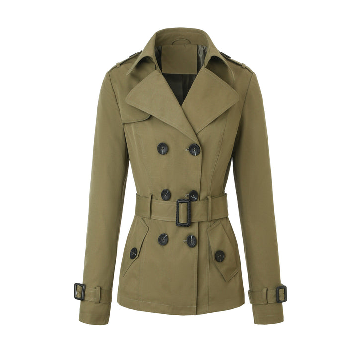 Ladies Elegant Trench Coat Mune Fashion