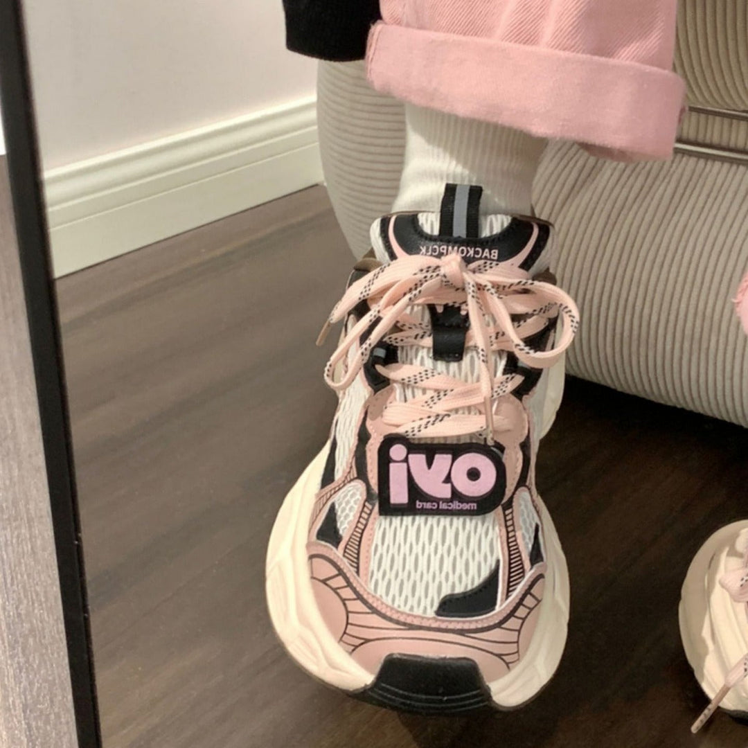 Women's sporty sneakers with breathable mesh and non-slip sole Mune Fashion