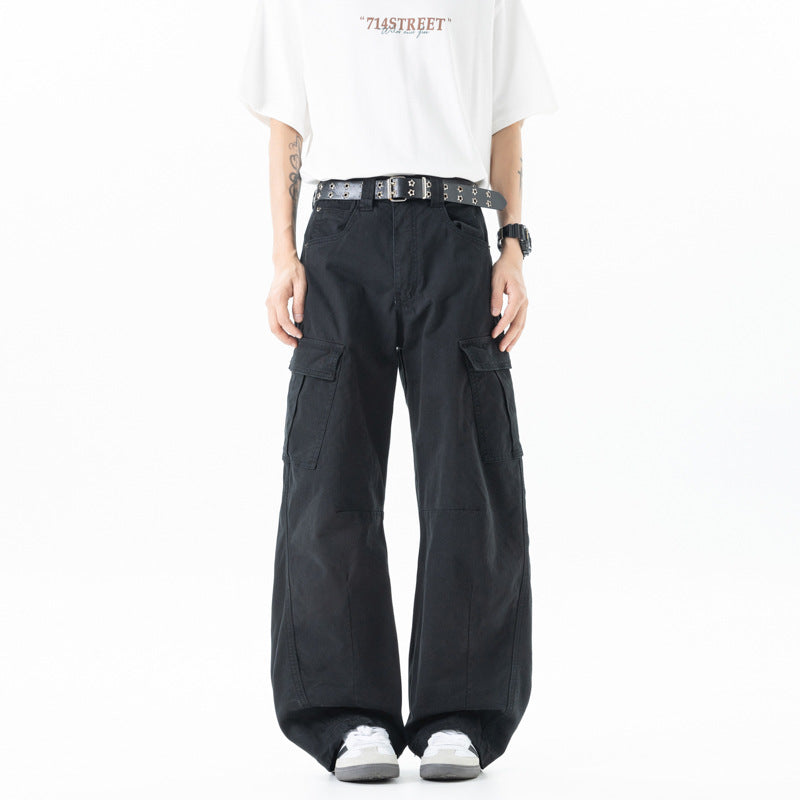 Damen Weite Baumwoll‑Cargo‑Culotte mit Multifachtaschen Mune Fashion