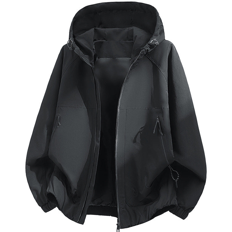 Men's technical hooded softshell jacket with adjustable hood and utility pockets Mune Fashion