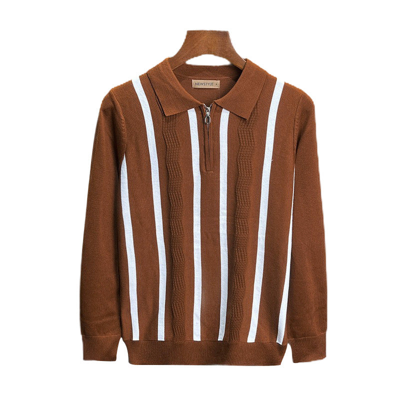 Men's trendy long-sleeve polo Mune Fashion