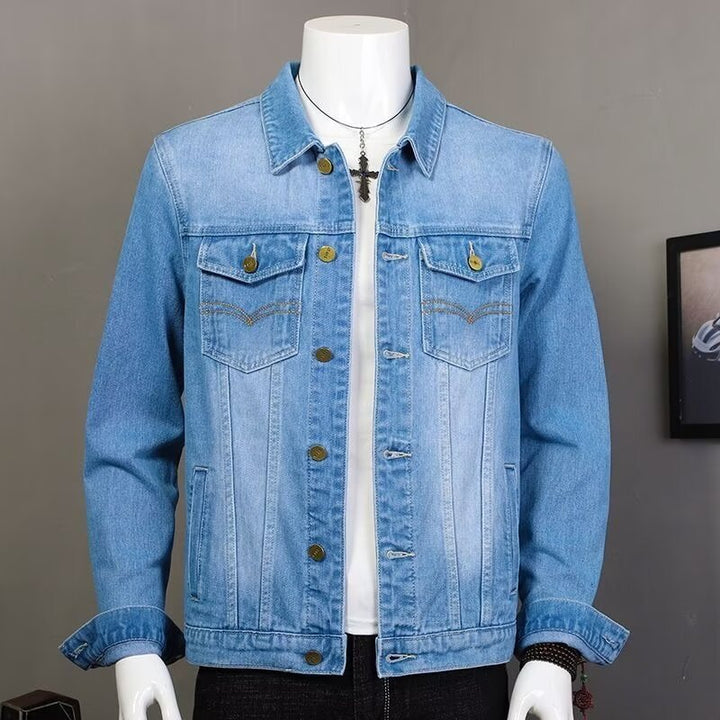 Men's Classic Denim Jacket with Modern Details Mune Fashion