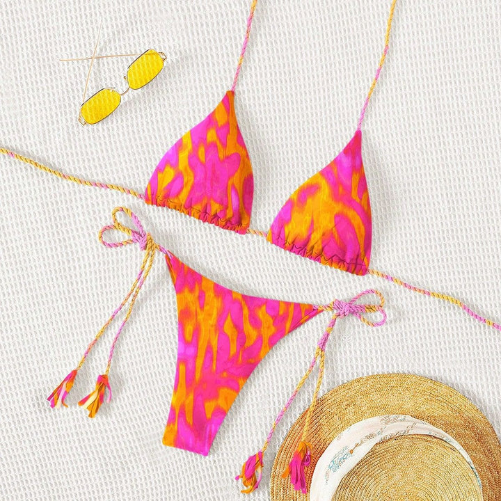 Women's Triangle Bikini with sustainable cotton blend Mune Fashion
