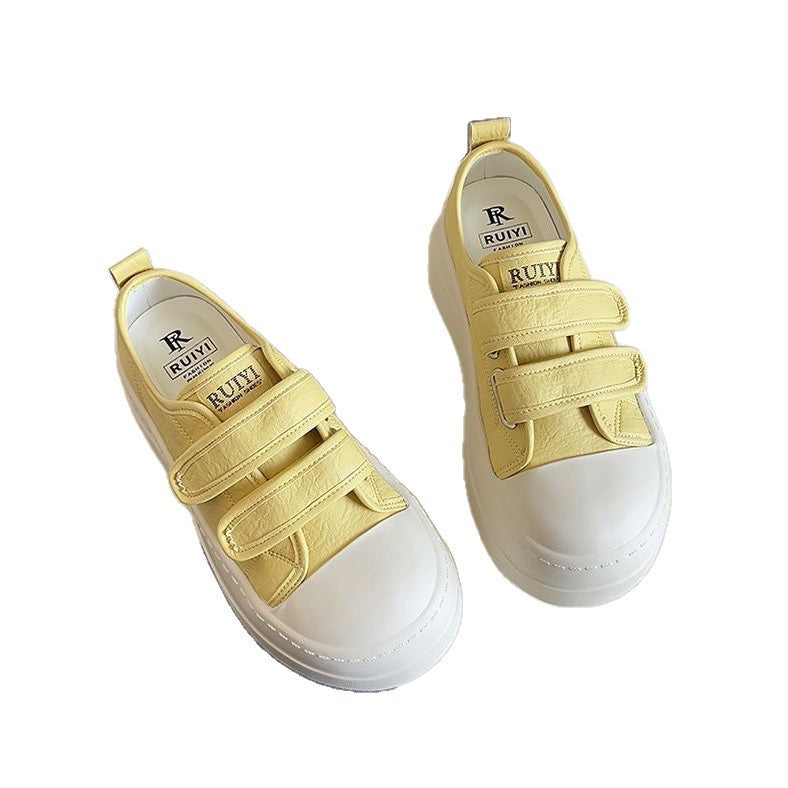 Women's platform sneaker with double velcro fastening and ergonomic sole Mune Fashion
