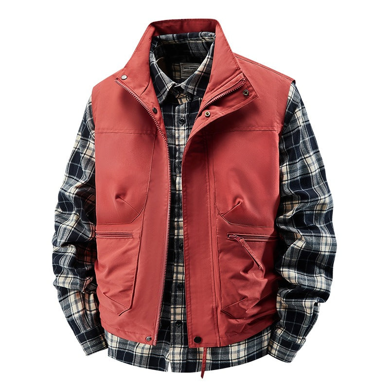 Men's multifunctional outdoor jacket with high collar Mune Fashion