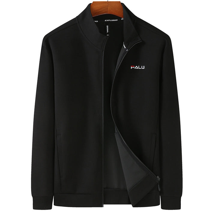 Men's Softshell Training Jacket with Stand-up Collar and Full Zip Mune Fashion