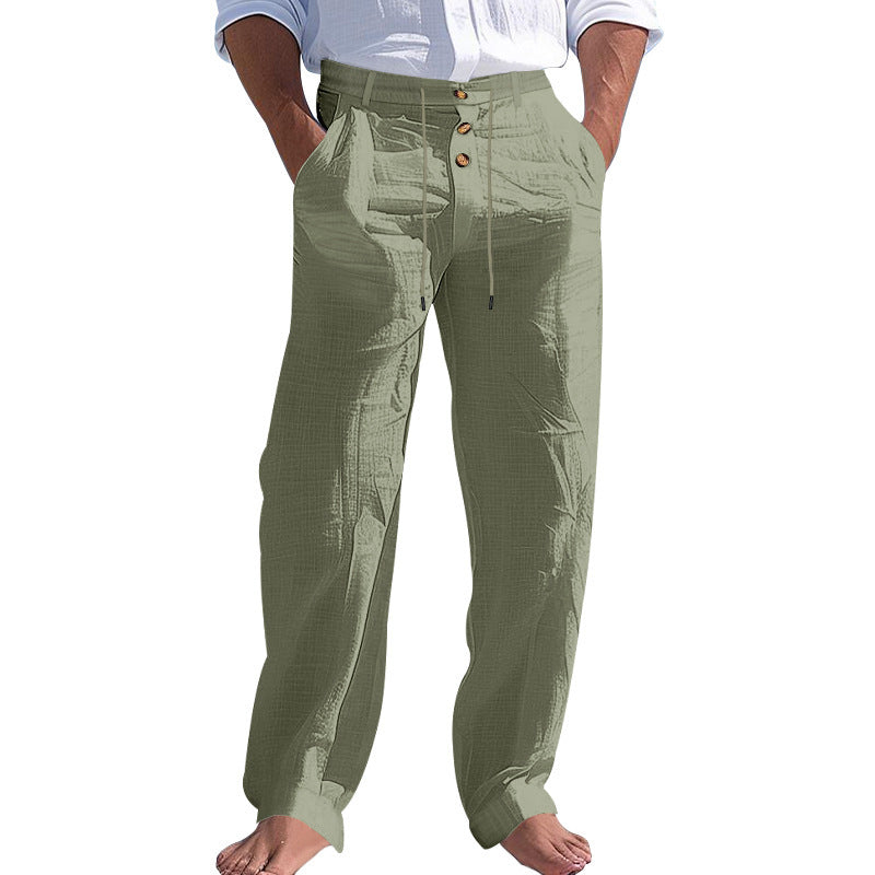 Men's casual pants with high waist and comfortable pockets Mune Fashion