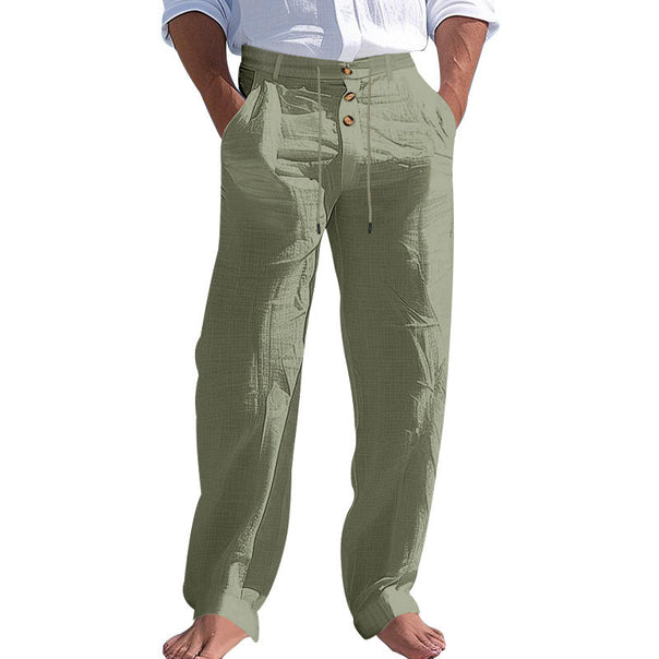 Men's casual pants with high waist and comfortable pockets Mune Fashion