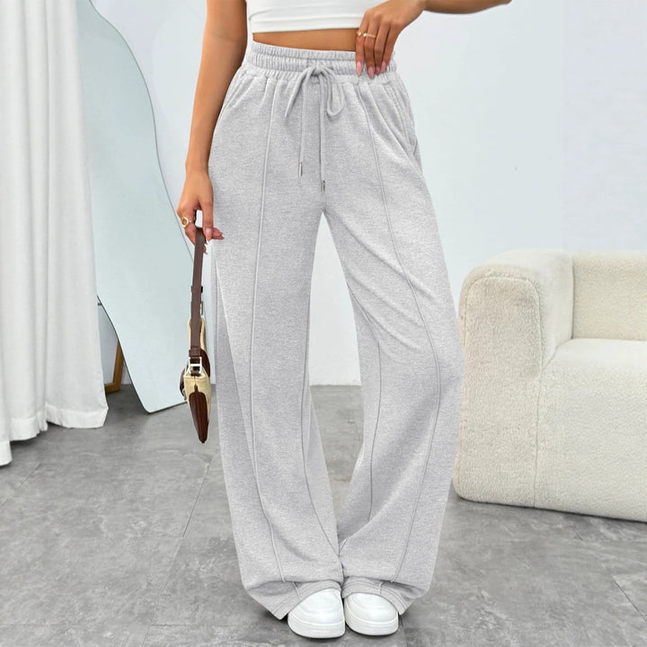 Women's comfortable high-waist joggers with drawstring and deep side pockets Mune Fashion