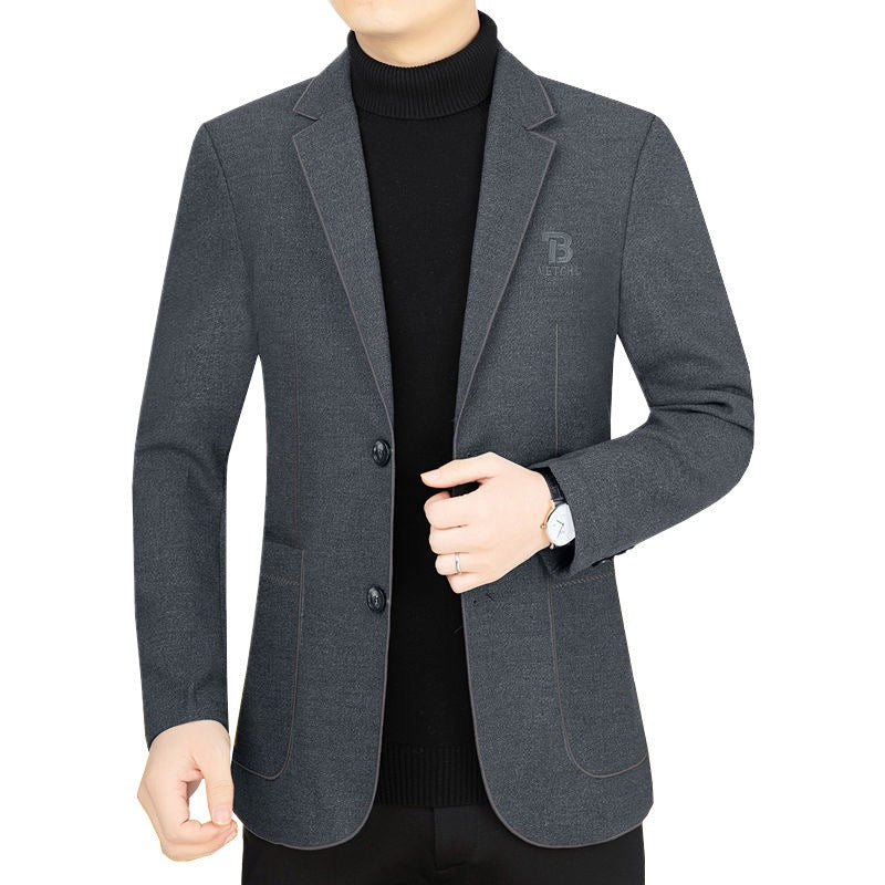 Men's Slim-Fit Blazer made of lightweight blended fabric Mune Fashion with texture Mune Fashion