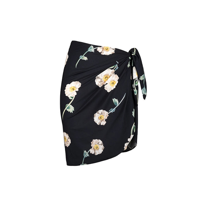 Women One-Piece Swimsuit with Floral Ruffle Detail Mune Fashion