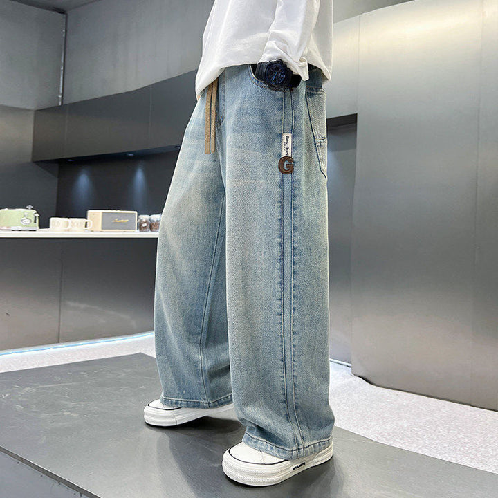 Men's wide denim pants Mune Fashion