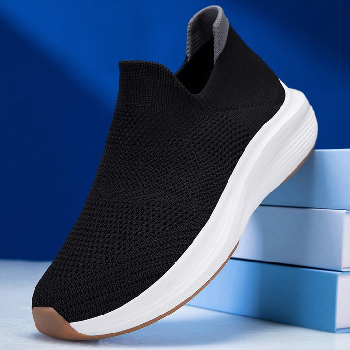 Unisex Breathable Knit Slip-On Sneaker with Memory Foam Midsole Mune Fashion