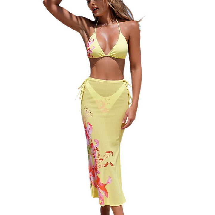 Women's Bikini and Wrap Skirt Set Mune Fashion