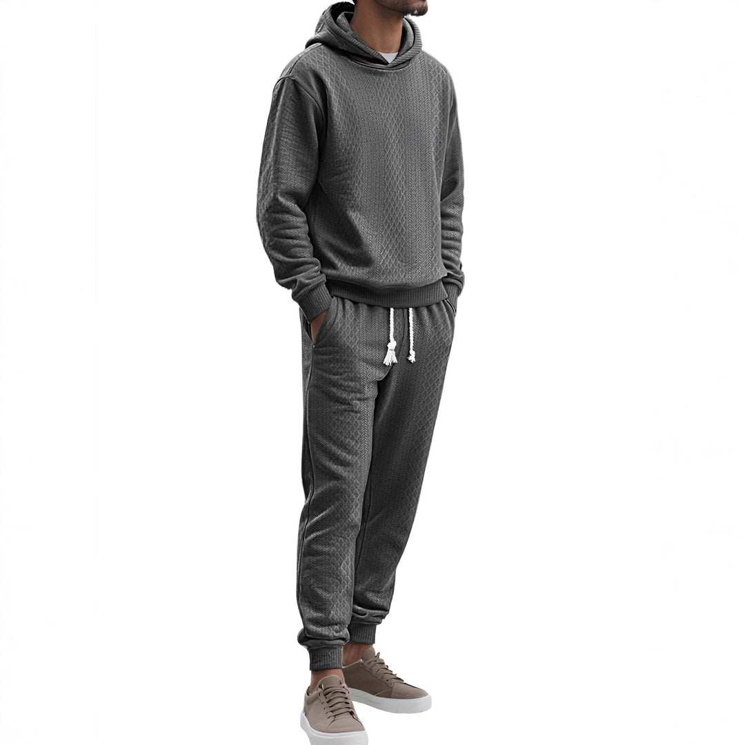 Men's Structured Lounge Set with Hoodie and Joggers Mune Fashion