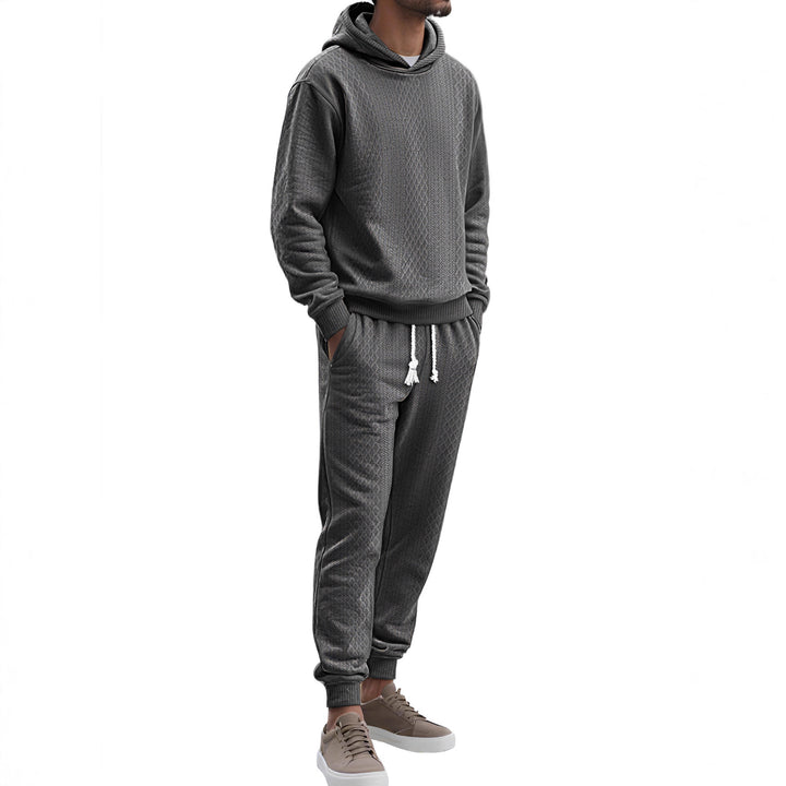 Men's Structured Lounge Set with Hoodie and Joggers Mune Fashion