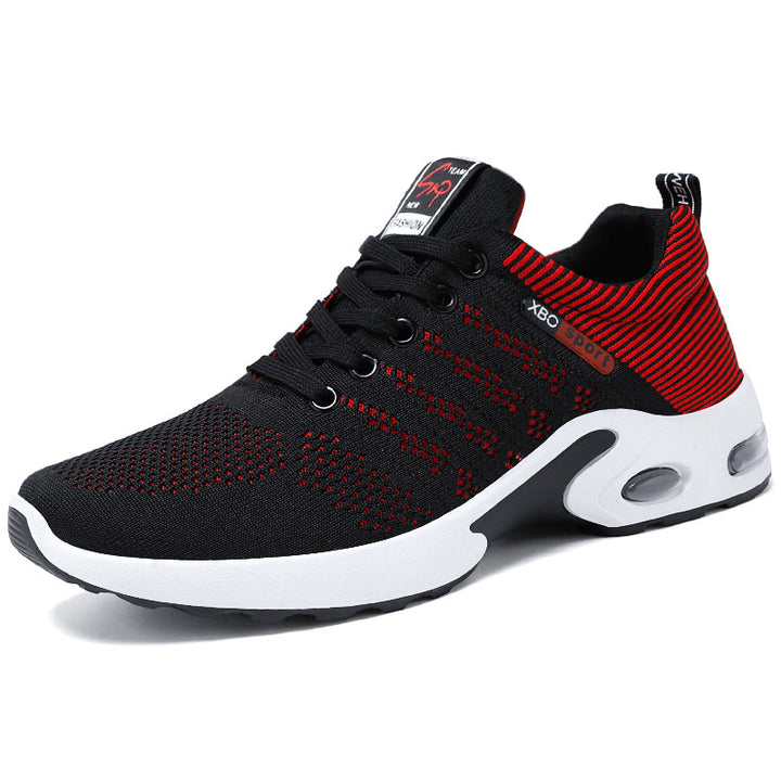 Men's breathable lightweight knitted sneakers with air cushion and non-slip outsole Mune Fashion