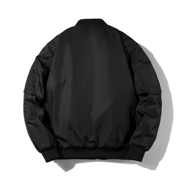 Men's bomber jacket in pilot jacket style made of nylon with padded interior lining and arm pocket Mune Fashion