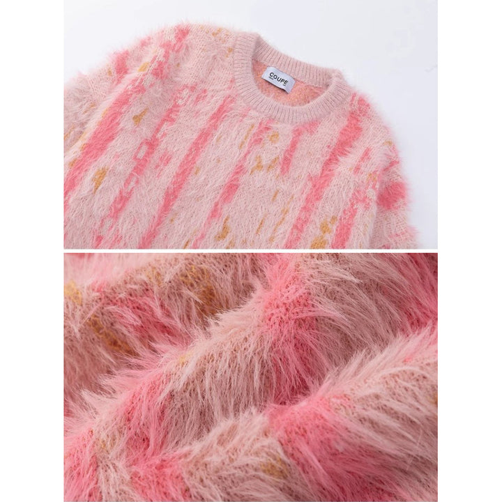 Ladies Stylish Sweater with Trendy Fur Design Mune Fashion
