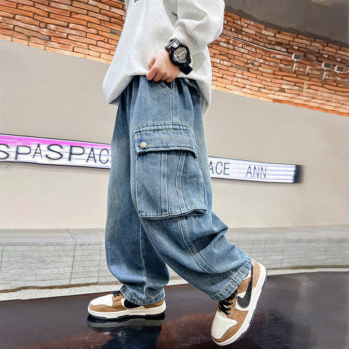 Unisex wide Utility Jeans Mune Fashion