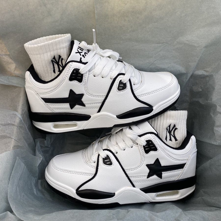 Ladies sporty sneakers with breathable inserts and shock-absorbing design Mune Fashion