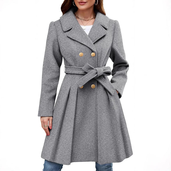 Women's Elegant Double-Breasted Coat