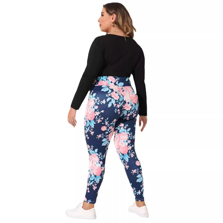 Ladies Flower Leggings Mune Fashion