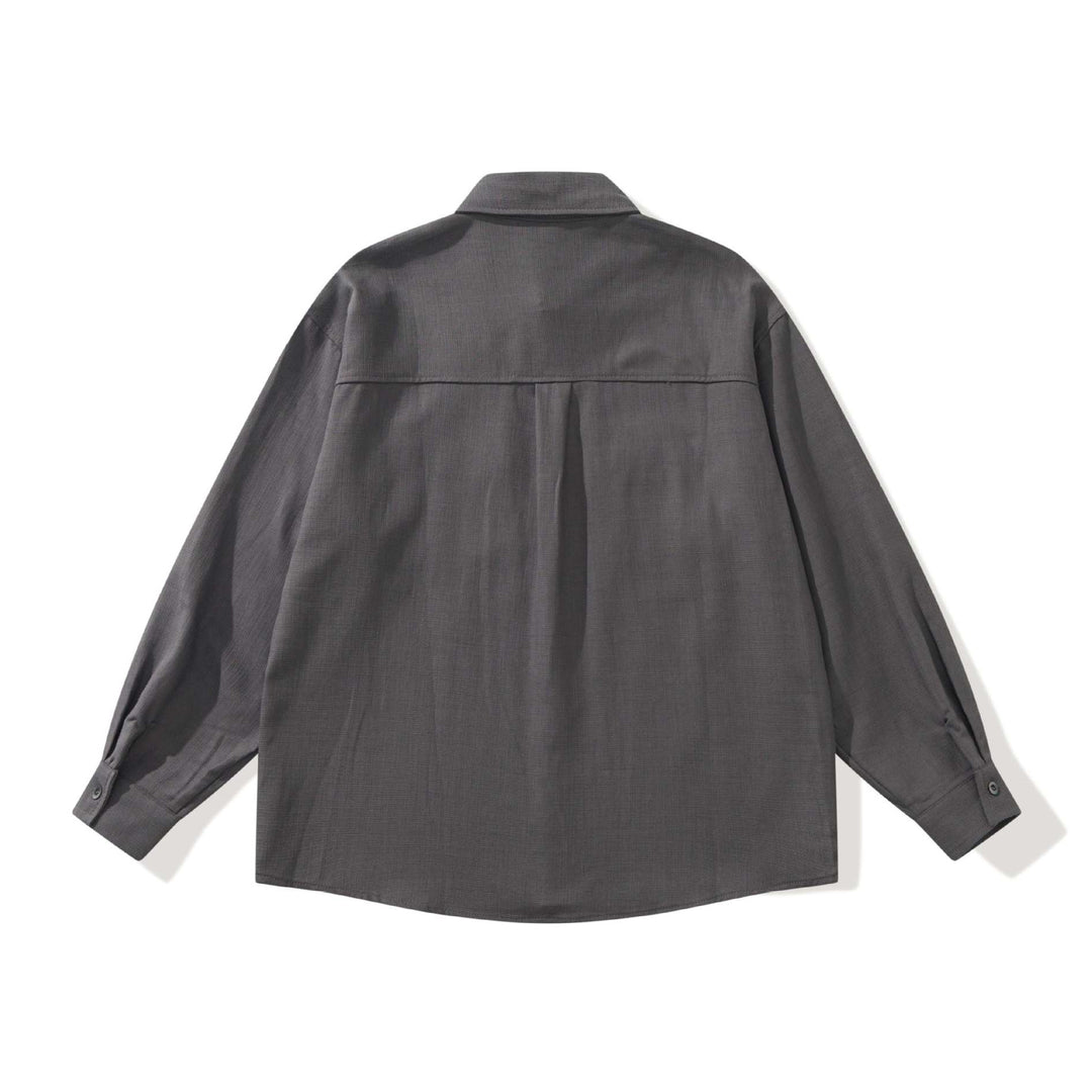 Men's utility overshirt with large flap pockets and boxy cut Mune Fashion