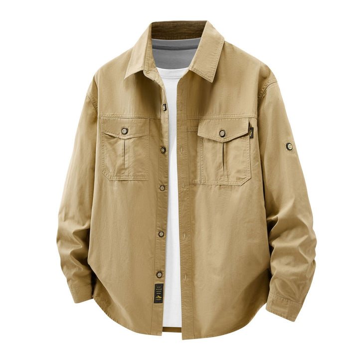 Men's Casual Shirt Jacket with Practical Pockets Mune Fashion