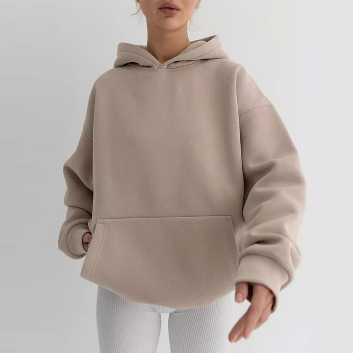 Women's Cozy Oversized Hoodie with Kangaroo Pocket Mune