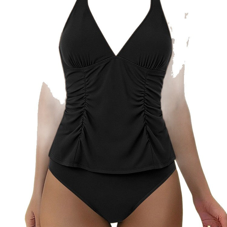 Women's Tankini Set with flattering top and high-waisted bottom Mune Fashion