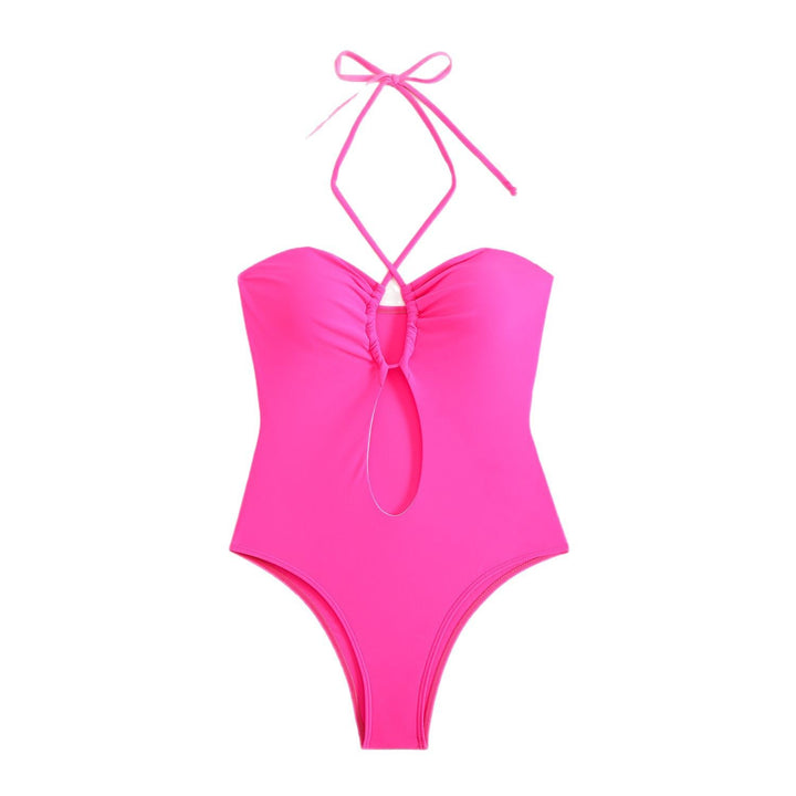 Damen Schicker Badeanzug mit Knotendetail Echo Archiv