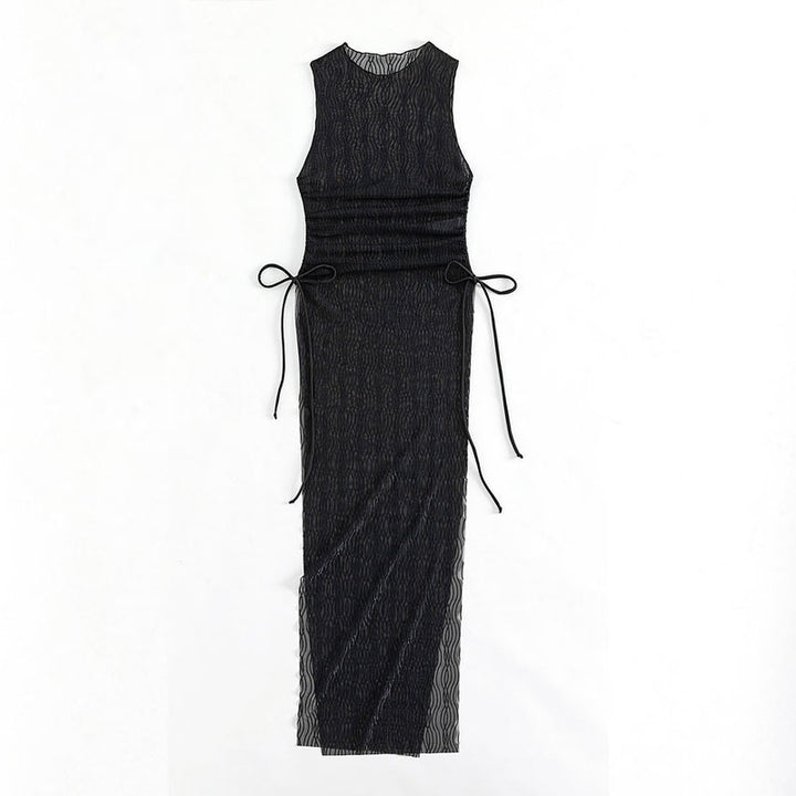 Women's Casual Maxi Dress with Ruffle Details Mune Fashion