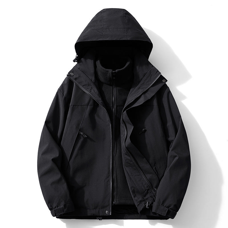 Women's two-layer softshell outdoor jacket with removable fleece inner layer Mune Fashion