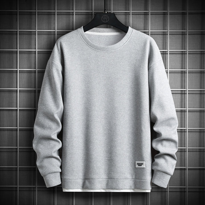 Men's Comfortable Sweatshirt with Innovative Structure Mune Fashion
